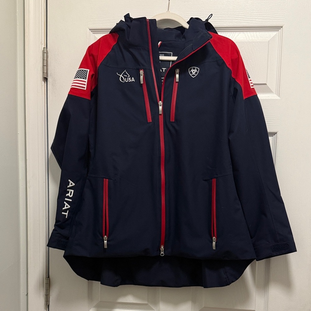 Authentic US Equestrian Team Ariat Jacket w/ zip in vest